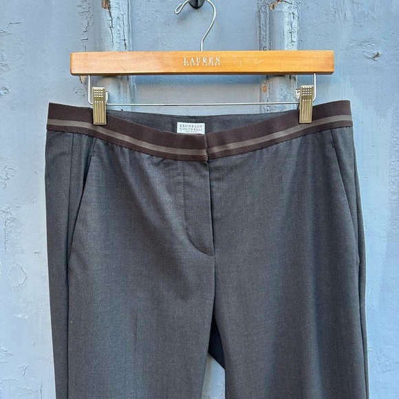 Brunello Cucinelli Wool Trousers, size 8 - Picture 3 of 14